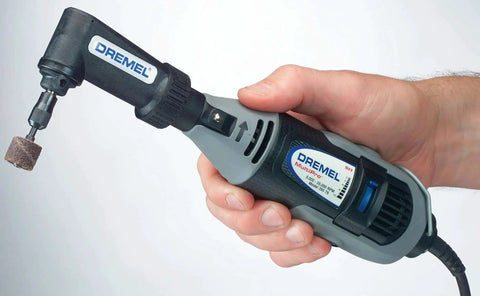 Right Angle Attachment For Rotary Tools By Dremel, 90 Degree Angled Head for Grinding Drilling And Cutting In Tight Spaces in hand
