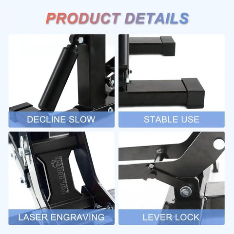 Heavy Duty Dirt Bike Stand Adjustable Jack Stand 1200 Lbs Capacity Engine Stand With Vertical Rise Easy To Operate details
