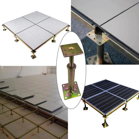 Six Pack Floor Jack Posts for Leveling 11 to 16 Inch Height Range 6 Ton used under floor panels and solar panels