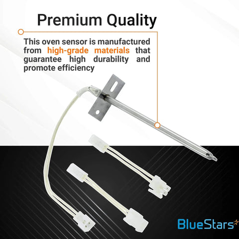 Upgraded Oven Temperature Sensor Direct Replacement For Whirlpool And Kenmore Ovens Compatible With AP4009009 74004943 PS1570174