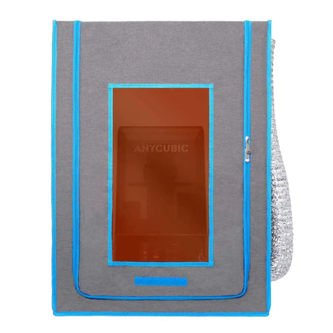 Front view of All In One Resin 3D Printer Enclosure With Ventilation Kit And Speed Control Dustproof Cover With UV Block Window
