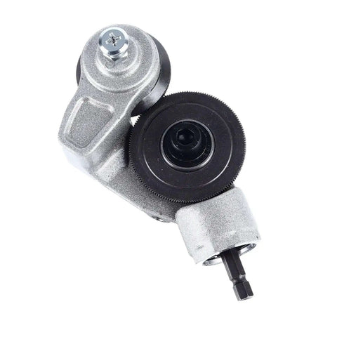 Power Drill Plate Shears Attachment for Metal Cutting Sheet Cutter Adapter Kit with 40mm titanium steel disc and wrench.