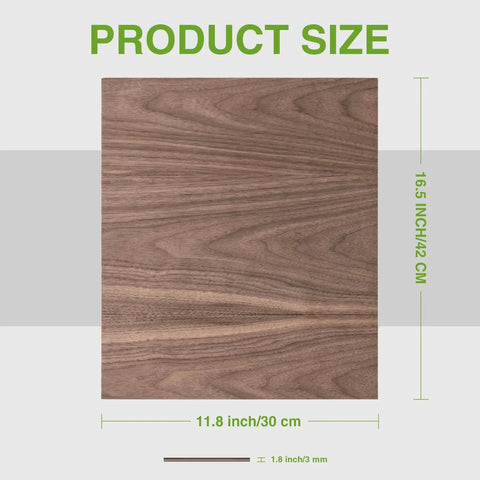 Six Pack One Eighth Inch Walnut Plywood Sheets 12 By 16 Inch For Laser Cutting Engraving And Pyrography 3mm Thick Wood Sheets Set Of 6 Smooth Grain Panels For Crafting Projects