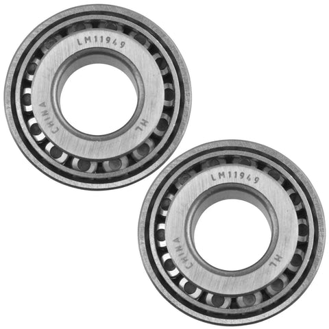 Front Outer Wheel Bearing Pair Set Of 2 For Alfa Romeo Chevy Ford Jeep, Drop In Replacement, OE Quality Aftermarket Bearings