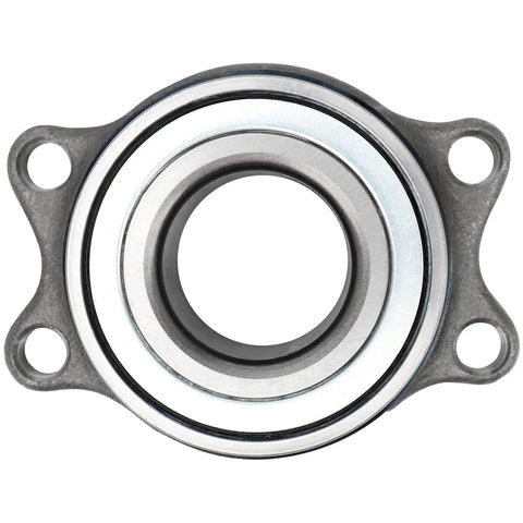 Front view of Pair Rear Wheel Bearing Kit For Subaru Baja 2003 2006, Legacy 2000 2004, Outback 2000 2004 Without ABS, 4 Bolt Square Flange