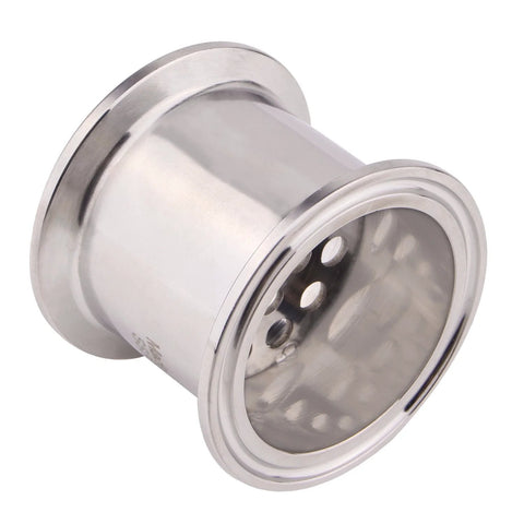DERNORD 2" Tri Clamp Filter Plate, stainless steel, 6 mm holes, high-pressure sanitary fitting