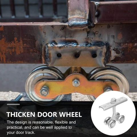 Heavy Duty Steel Sliding Door Track Roller for Industrial Doors And Cabinets, Rust Resistant With Smooth Quiet Operation