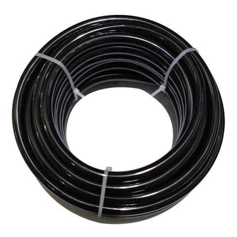 Beduan 6mm x 4mm black PU pneumatic tubing coil for air compressors, 12m (39.4ft) length