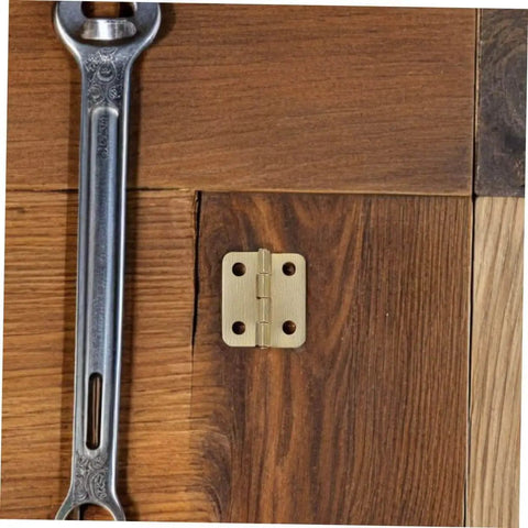 Small Decorative Iron Hinges With Screws For Jewelry Boxes And Dollhouse DIY Crafts 40pcs 270 Degree Miniature Hinges