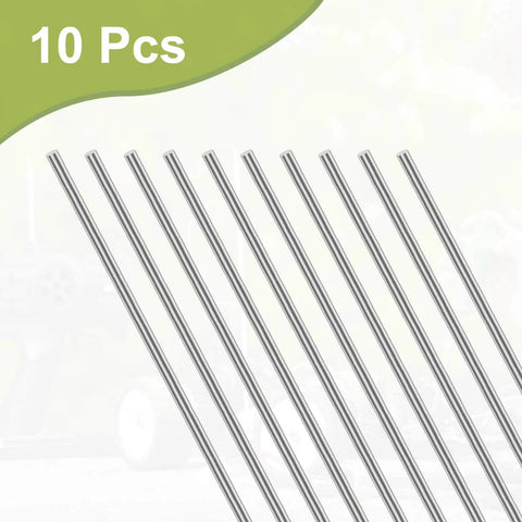 304 Stainless Steel Round Rod 2mm By 350mm 10 Pack Lathe Bar Stock Pro Grade For Industry And Metalworking Hobbyists DIY Craft Projects