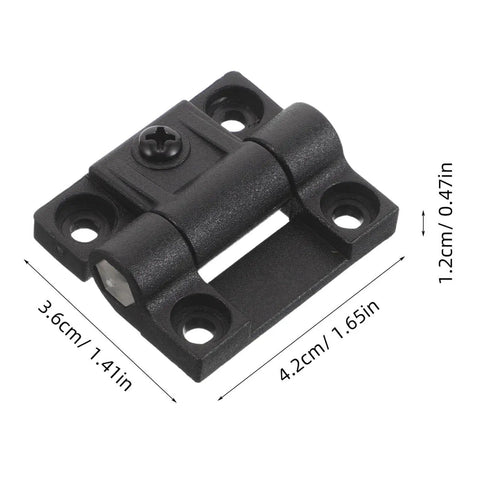 Premium 90 Degree Plastic Cabinet Door Hinges With Adjustable Torque Folding For Closets And Industrial Boxes WATIIFUFU