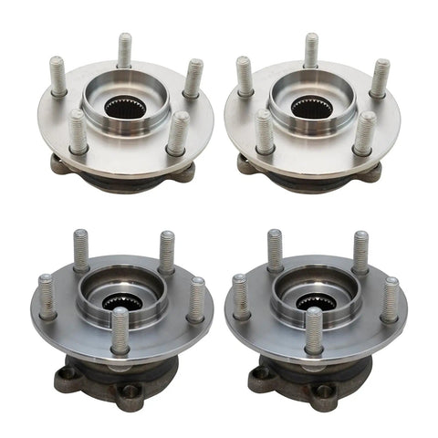 Drop In Front And Rear Wheel Bearing And Hub Assembly Set For 2013 Through 2021 Mazda CX 5 AWD And 2022 CX 5 with two front units