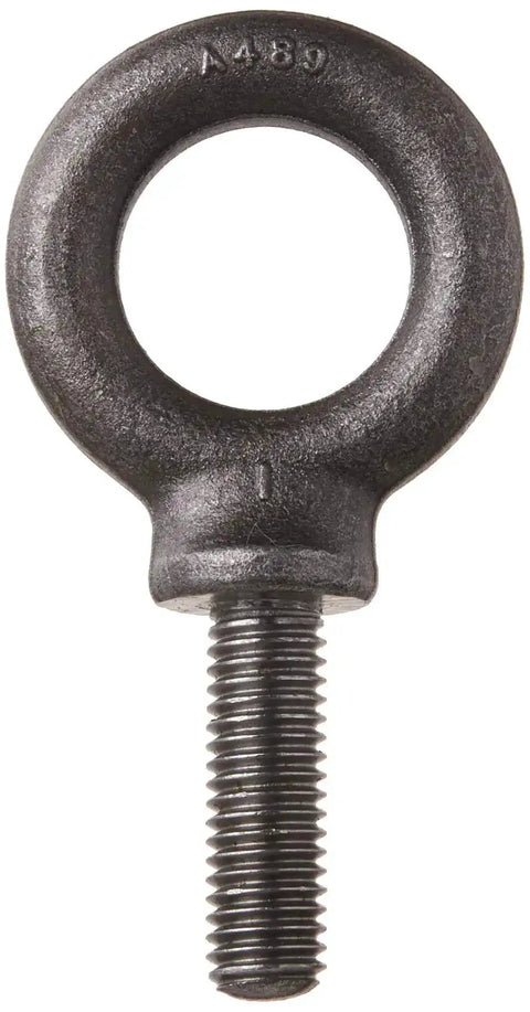 Half Inch Shoulder Eyebolt With 13 Threads Per Inch Four And One Thirty Second Inch Overall Length Forged Carbon Steel