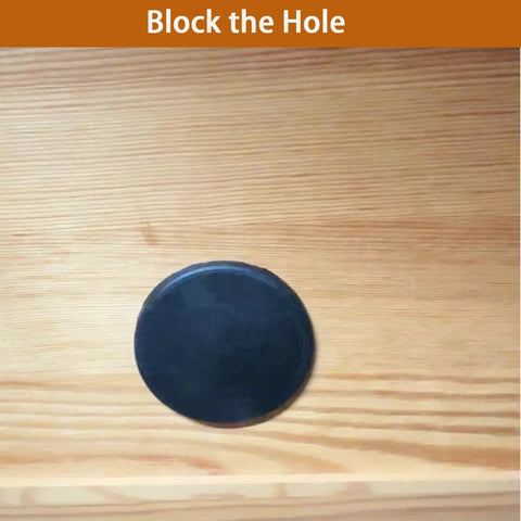 Silicone Rubber Hole Plugs Kit 100 Pcs In 9 Sizes 5mm To 13mm black stopper installed on wooden surface