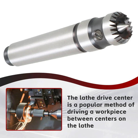 2MT Wood Turning Tool With Five Eighths Inch Drive Center For Wood Lathe And Metalworking Lathe Beefy 45 Steel Center Delivers Strong Grip And Even Pressure For Precision Turning