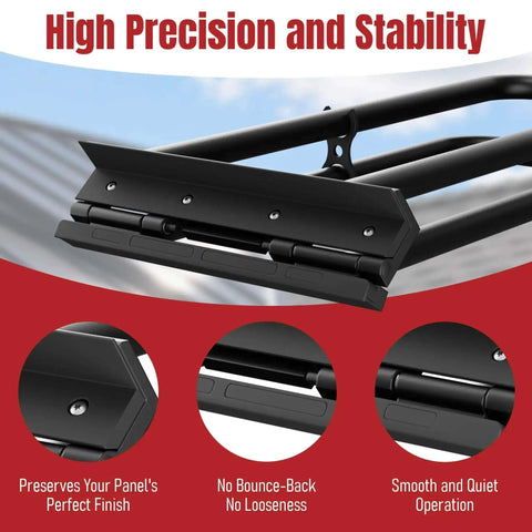 Close-up of Heavy Duty Hand Seamer for Standing Seam Roofing, highlighting precision and stability features.