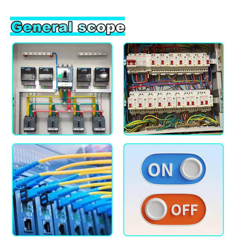 General scope of LED Signal Indicator Light 12V-24V AC DC Waterproof Panel Mount with wiring and switches