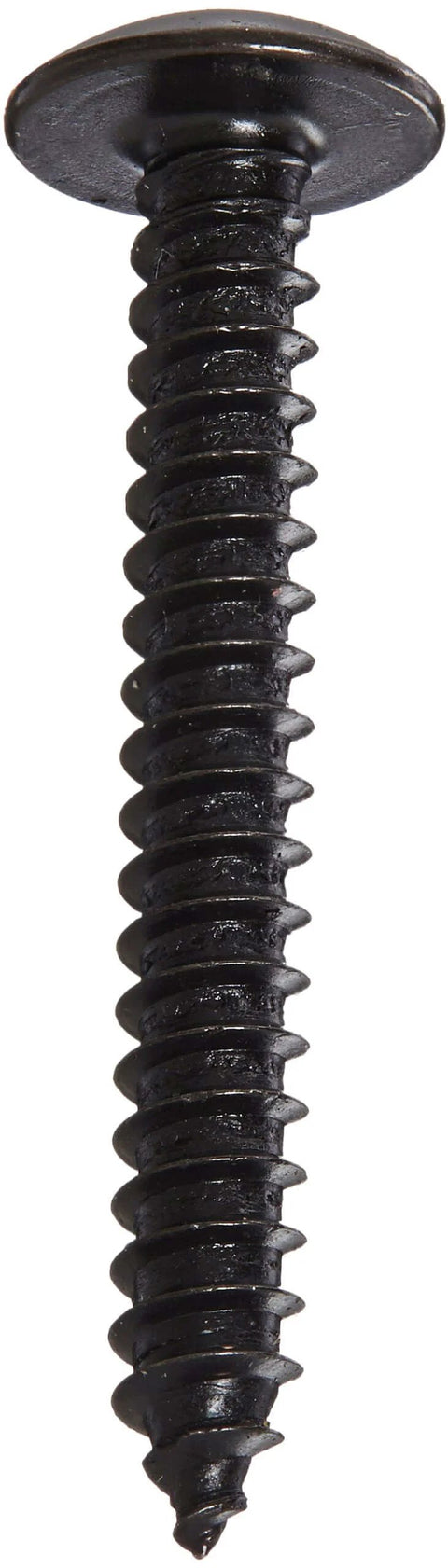 Durable Steel Sheet Metal Screw With Black Oxide Finish Truss Head Phillips Drive Type AB Point Thread Size 8 18 One And A Quarter Inch