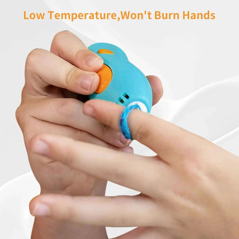 Child using Start Plus 3D pen with low-temp feature for safe crafting, showcasing 22 Color PCL Filament Refill For Start Plus 3D Pen.