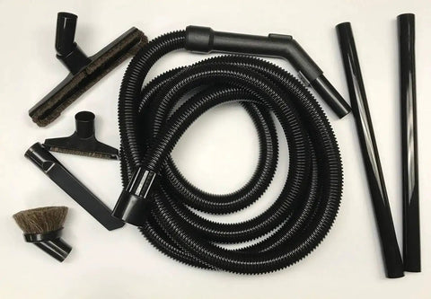 Pro Grade Replacement Vacuum Hose And Tool Set For Shop Vac And Ridgid Style Vacuums, 2 1/4 Inch Friction Fit Tank Opening, multiple attachments