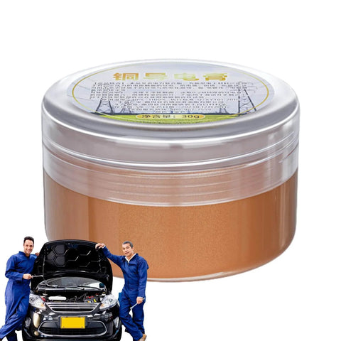 Electrical Grease Conductive Paste For Automotive And Electronics Copper Anti Seize Compound in 30g jar