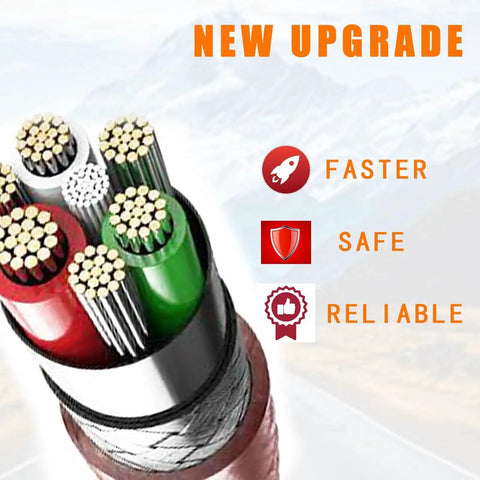 Brake fluid level sensor connector wiring harness; close-up of multi-conductor automotive cables