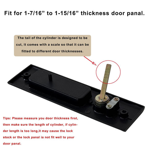 Privacy Pocket Door Lock Hardware For Sliding And Barn Doors, Invisible Mortise Lock For Doors 1 7 16 To 1 15 16 Inches Thick