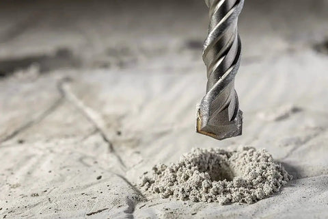 Heavy duty 12mm masonry drill bit for SDS rotary hammer drills, 200mm long, carbide tipped with 2 flutes for fast dust removal