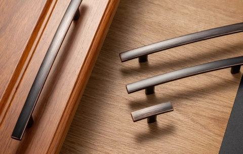 10 Pack 3 Inch Oil Rubbed Bronze Kitchen Cabinet Pulls With Smooth Rounded Edges Durable Solid Metal Hardware On Wood Surface