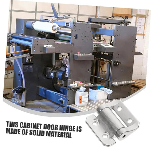 Heavy Duty Nickel Damping Cabinet Door Hinge With Zinc Alloy Construction, Easy Adjustable, shown near industrial machine