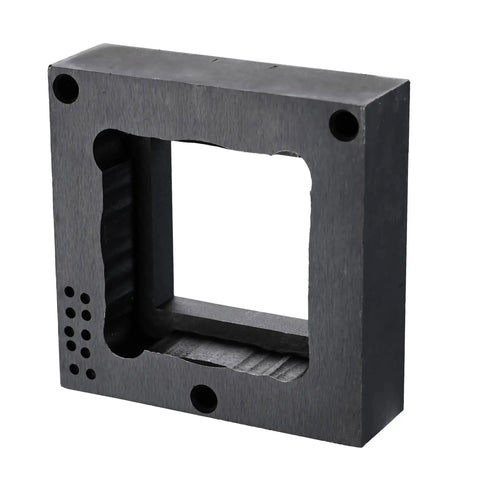 45mm Square Knockout Punch Die 1-3/4 Inch Punch Mold With 2 Draw Studs For Hydraulic Punch Tools front view