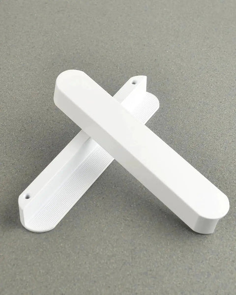 5 Pack Matte White Cabinet Handles For Kitchen Cabinets And Furniture Modern Drawer Pulls Center To Center Five Inches Length
