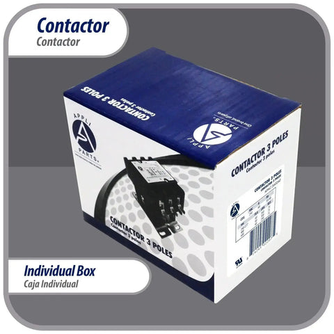 Heavy Duty 3 Pole Contactor 60 Amp 240 Volt Coil Replacement For HVAC Systems packaging