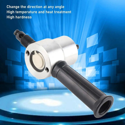 Beefy Dual Head Metal Nibbler Drill Attachment for precise sheet metal cutting with versatile heavy-duty tool steel cutter head.