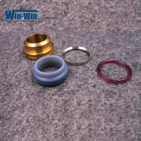 Waterjet Pump Intensifier Back Ring Dynamic CP022012/780 For BFT BHDT Waterjet Cutting Machines, various ring components displayed.