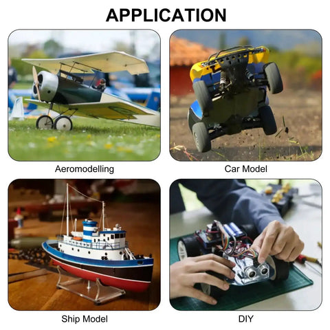 Applications of SG90 Micro Servo Motor Kit 3 Pack for Arduino and Raspberry Pi DIY Projects in models and robotics.