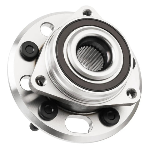 Drop In Replacement Front Or Rear Wheel Bearing Hub Assembly For Equinox 2010 2017 Malibu 2013 2015 Impala 2014 2017 2020 Terrain 2010 2017 LaCrosse 2010 2016 Regal 2011 2017 XTS 2013 2017 With Abs 513288 5-lug assembly close-up