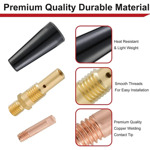 Ckepdyeh 7Pcs/Set Gasless Nozzle Tips For FC90 Flux-Cored Wire Feed 0 9mm Fc90 Mig Welder Welding Tools Ckepdyeh 7Pcs/Set Gasless Nozzle Tips For FC90 Flux-Cored Wire Feed 0 9mm Fc90 Mig Welder Welding Tools