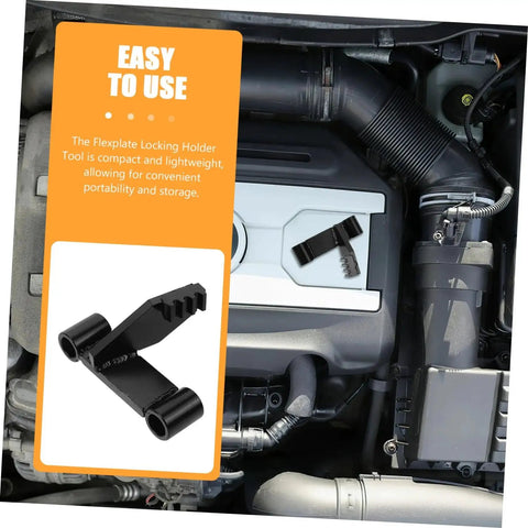 FELTECHELECTR flywheel holding tool, black metal bracket for car engines, front view