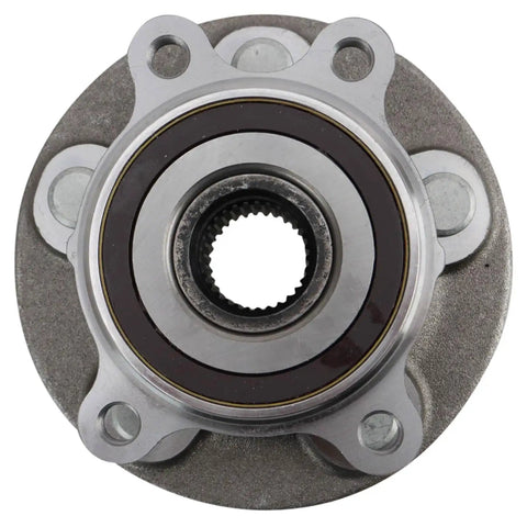 Front view of Front Left And Right Wheel Bearing Hub Assembly Kit For 2020 2023 Toyota Highlander And 2021 2023 Sienna Two Piece Direct Replacement