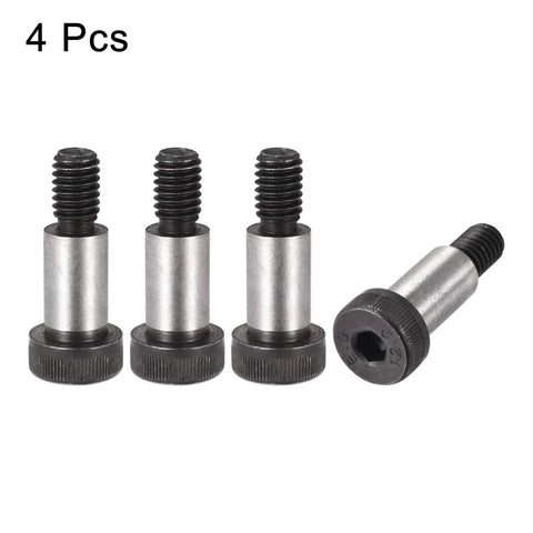 Built Tough Alloy Steel Hex Socket Shoulder Bolts Set, Three Quarters Inch Shoulder Length By One Half Inch Shoulder Diameter