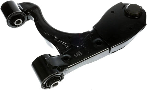 Rear Passenger Side Upper Suspension Control Arm And Ball Joint Assembly For Infiniti And Nissan Direct Replacement With Pre Installed Ball Joint And Bushings That Save You Time And Hassle Built Tough For A Smooth Ride, shown in a side view.