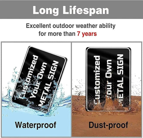 Heavy Duty Metal Caution Sign 8x12 Inches For Indoor And Outdoor Use Fire Hazard Warning Plaque waterproof and dust-proof