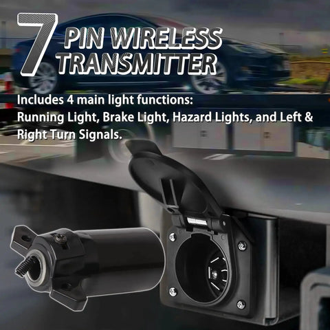 BELIFLY wireless tow light bar, 23-in, with 7-pin transmitter, magnetic base, rechargeable battery for trucks