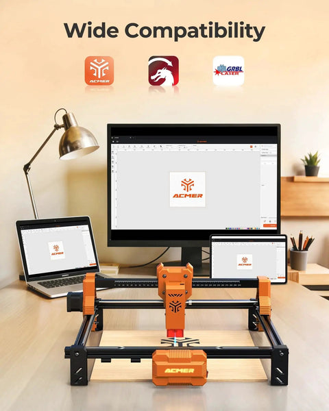 Ultra Powerful 7000mW Laser Engraver And Cutter With 300 By 300 Mm Working Area Delivers 0.01mm Precision For Wood Metal Acrylic