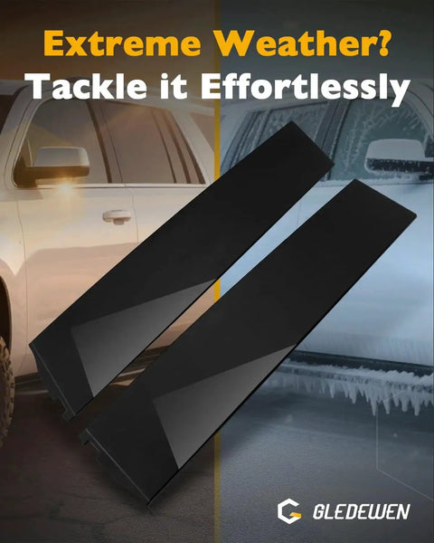 Pillar Trim Molding Kit 6Pcs 2015-2018 Suburban Yukon Escalade ESV LH RH shown featured against extreme weather backdrop.