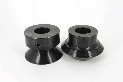 90 Degree Bead Roller Dies Set For Sheet Metal Hem Formation, 6.35mm (1/4 Inch) Angle Die With Black Oxide Coating