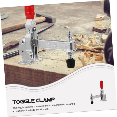 Two Pack Welding Toggle Clamps Set For Woodworking And Welding Jigs Quick Fixed Iron Clamps With Ergonomic Handles