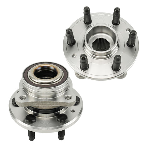 Pair Front Wheel Bearing And Hub Assembly 515167 For 2015 Through 2022 Colorado And Canyon 6 Lug 4WD Durable High Quality Replacement