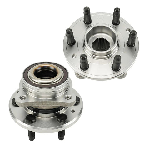 Front Wheel Bearing And Hub Assembly Pair For Chevy Colorado 2015 2022 4WD And GMC Canyon 2015 2022 4WD 6 Lug Replaces Worn Bearings